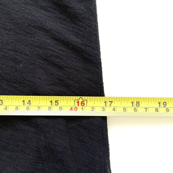 James Perse Women’s Double Layered Shift Dress Black Sleeveless Soft - Picture 9 of 12